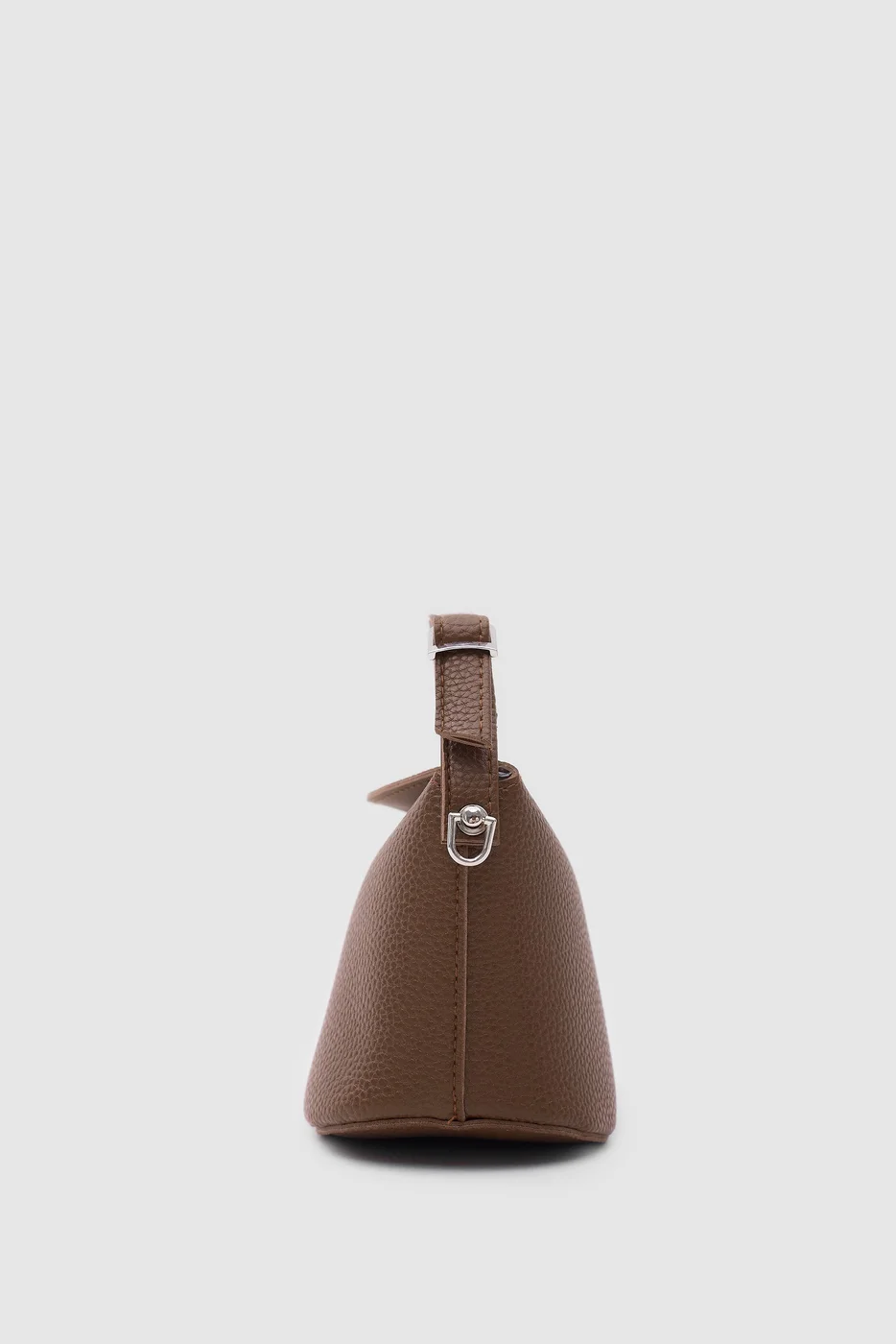 Faux leather crossbody bag for women in tan