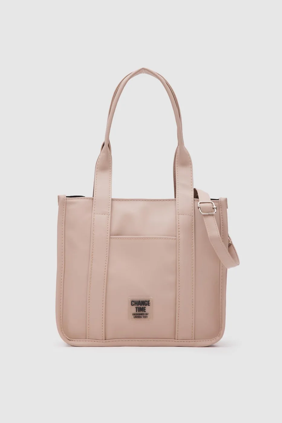 satin shoulder bag for women in beige