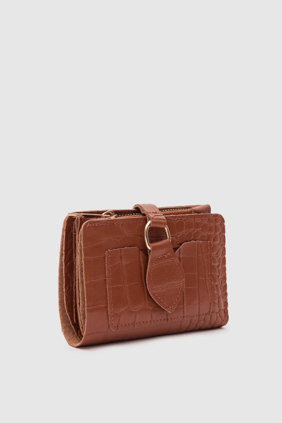 faux leather wallet faux leather wallet in tan