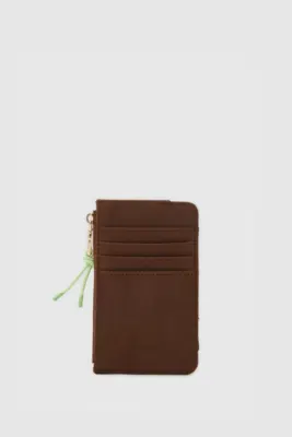 faux suede card holder faux suede card holder in tan