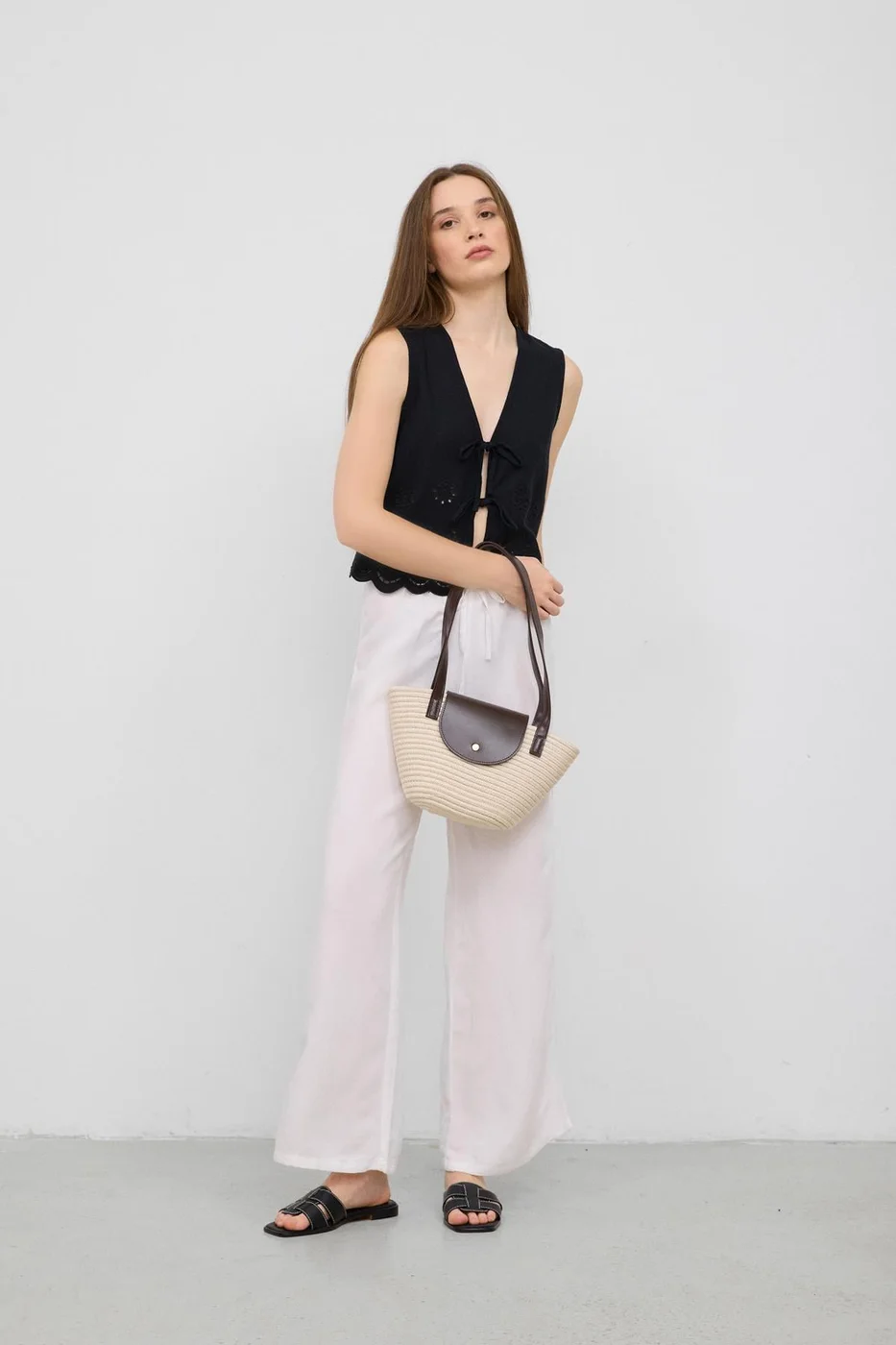 straw shoulder bag straw shoulder bag in cream