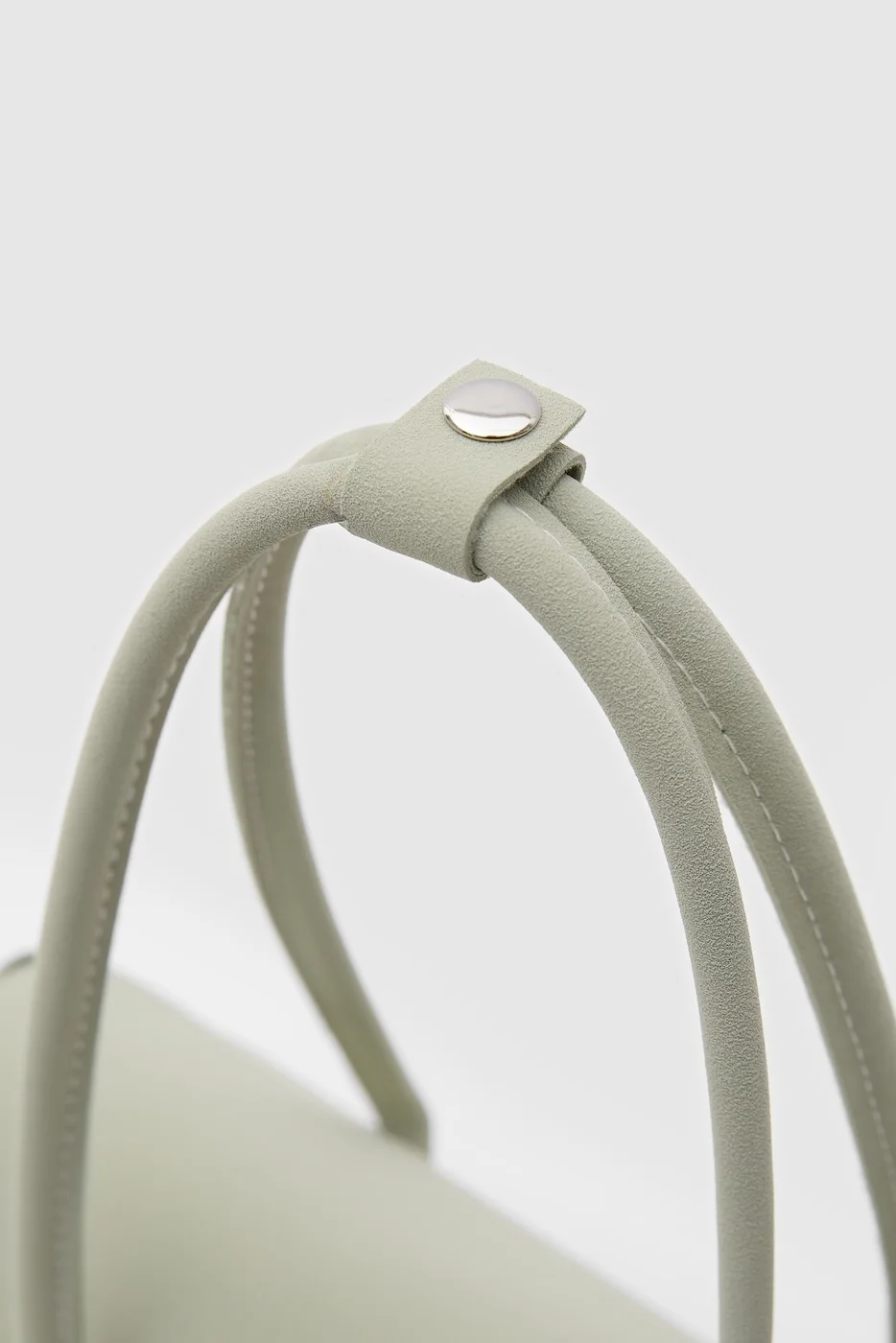 Faux leather baguette bag Faux leather baguette bag in mint