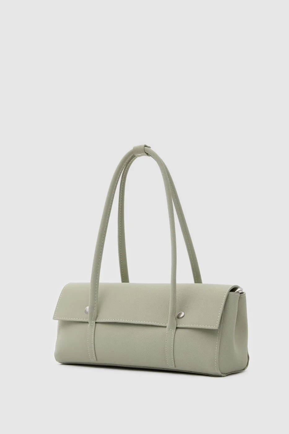 Faux leather baguette bag Faux leather baguette bag in mint