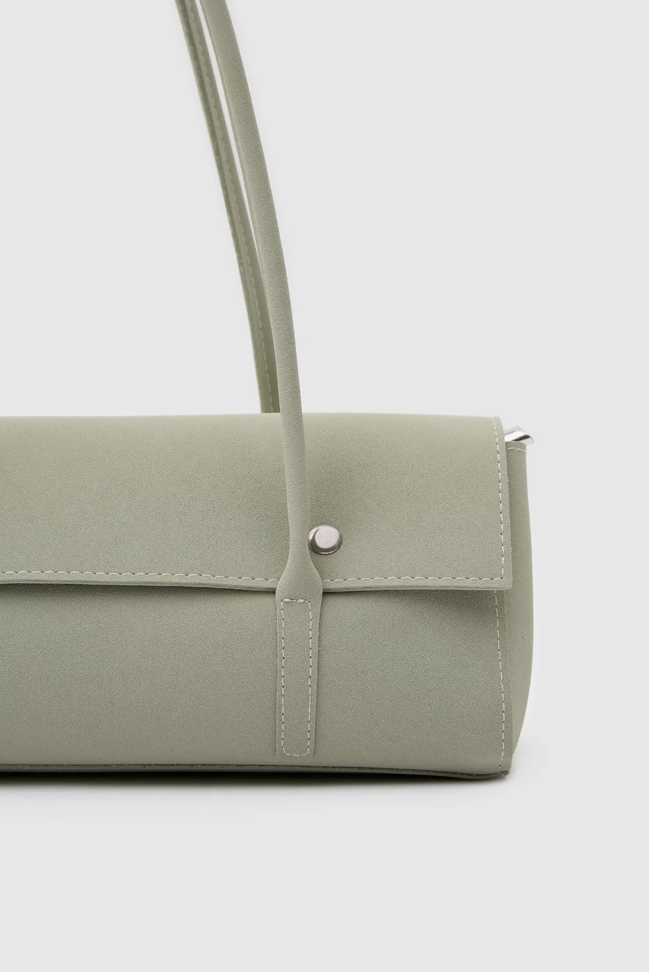 Faux leather baguette bag Faux leather baguette bag in mint