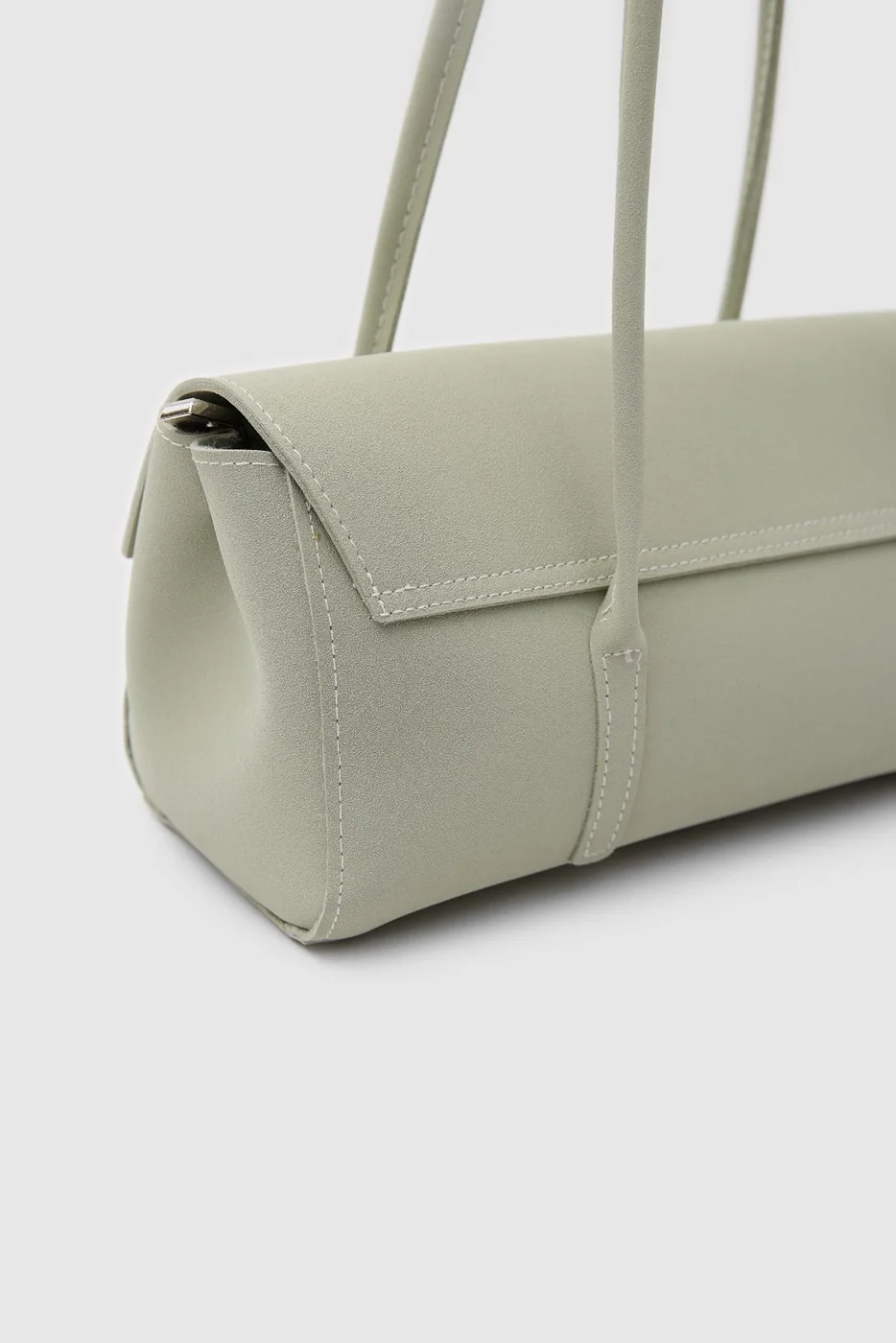Faux leather baguette bag Faux leather baguette bag in mint