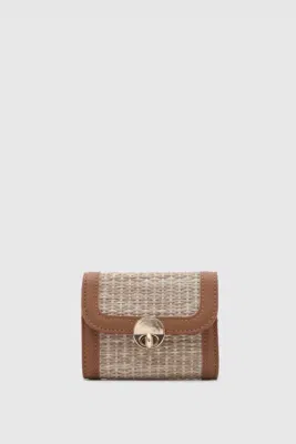 woven wallet stylish and practical woven wallet stylish and practical in tan