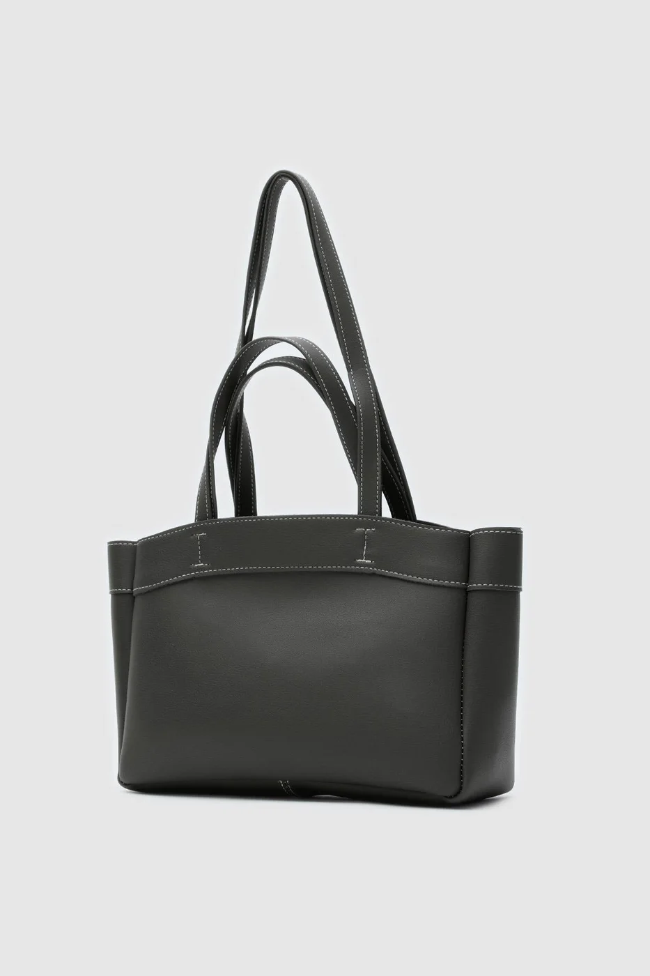 Faux Leather Shoulder Bag stylish design Faux Leather Shoulder Bag stylish design in black