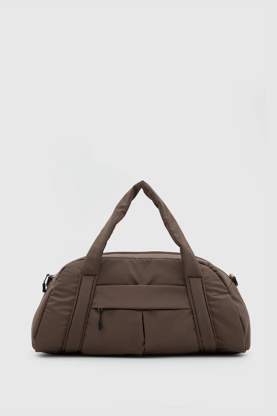 gym travel bag in brown