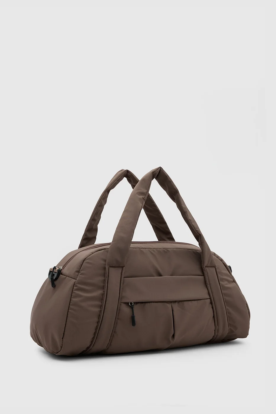 gym travel bag in brown