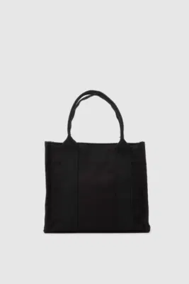 canvas crossbody bag for daily use in black