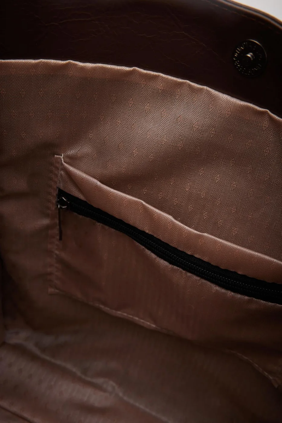 faux leather shoulder bag faux leather shoulder bag in dark brown