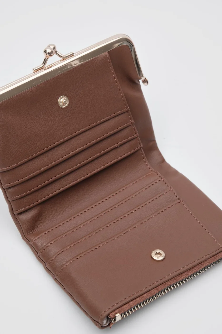Faux leather wallet for women Faux leather wallet for women in taupe