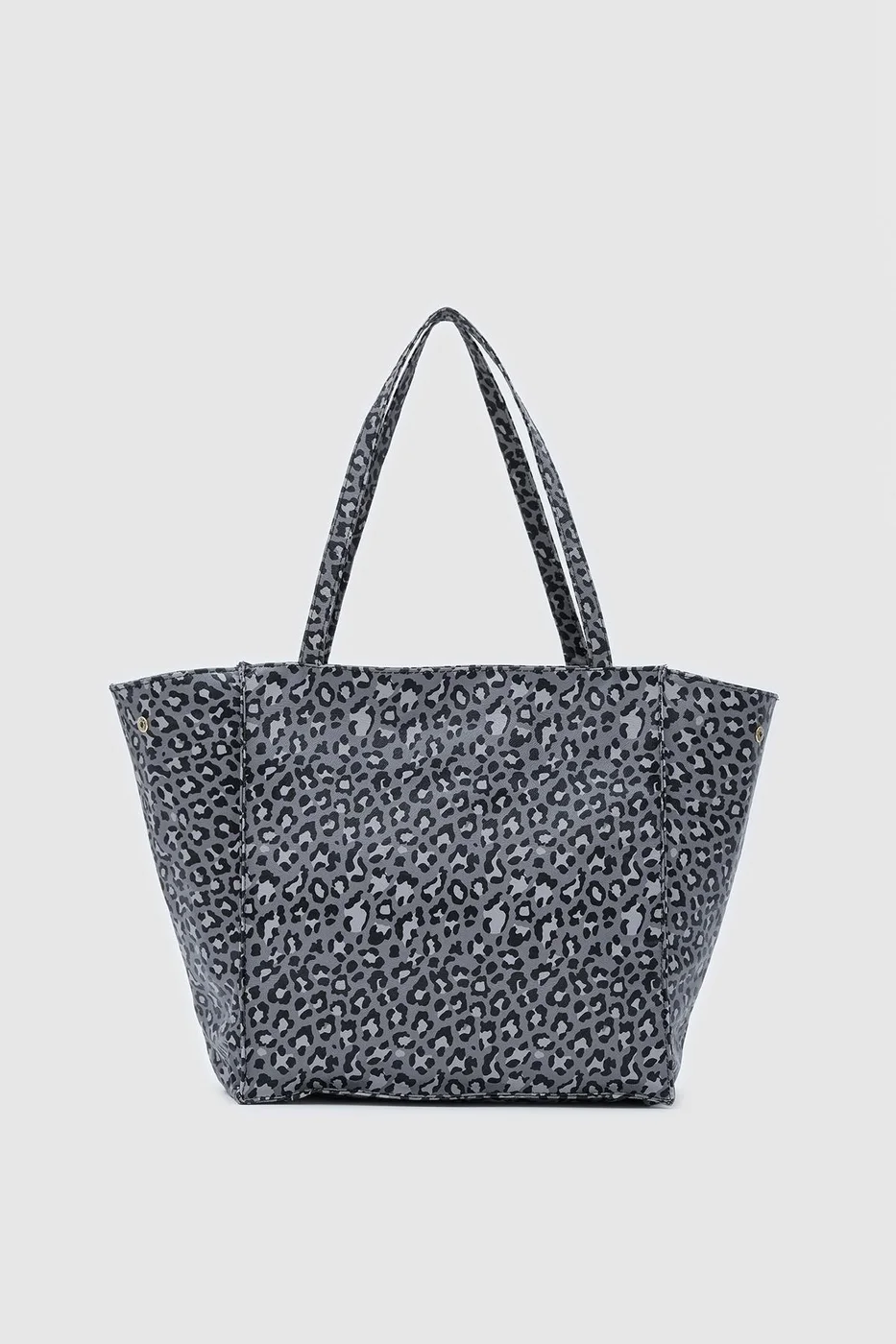 Faux leather shoulder bag Faux leather shoulder bag in charcoal
