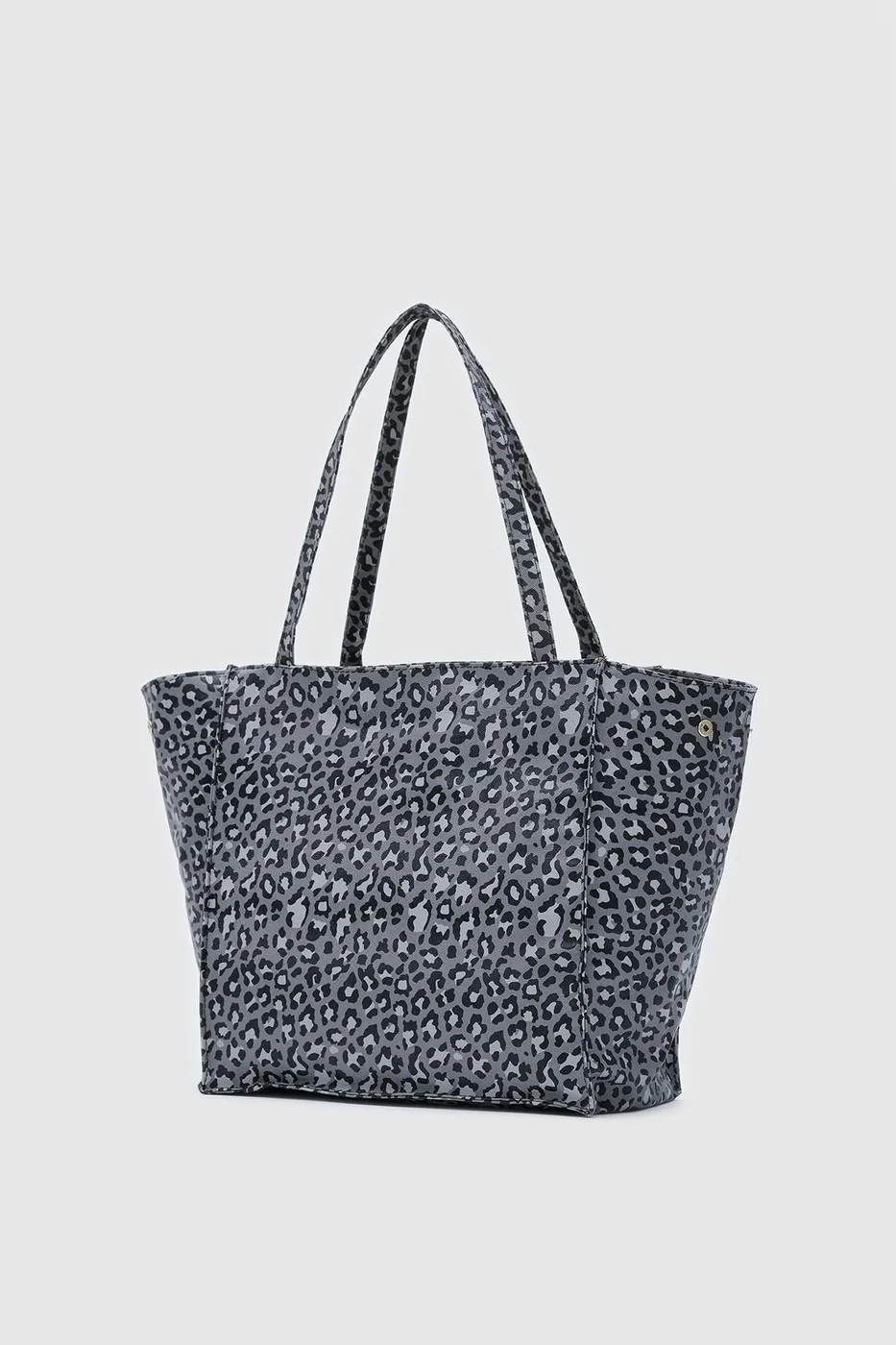 Faux leather shoulder bag Faux leather shoulder bag in charcoal
