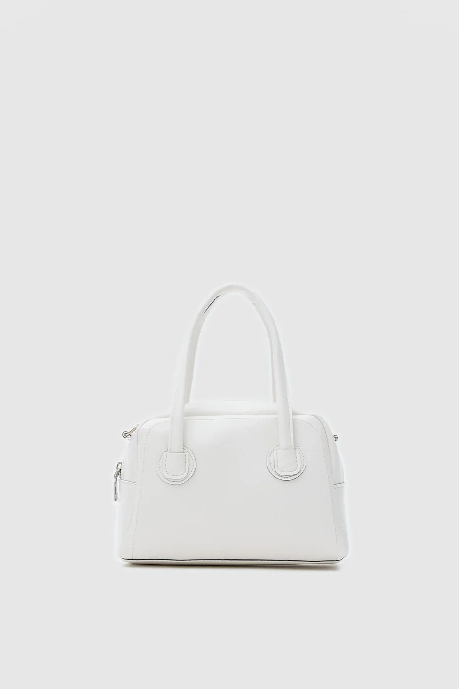 Faux leather crossbody bag Faux leather crossbody bag in cream