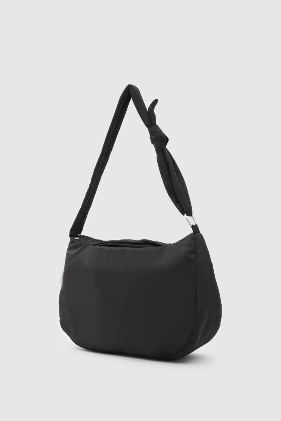 Faux leather shoulder bag Faux leather shoulder bag in black