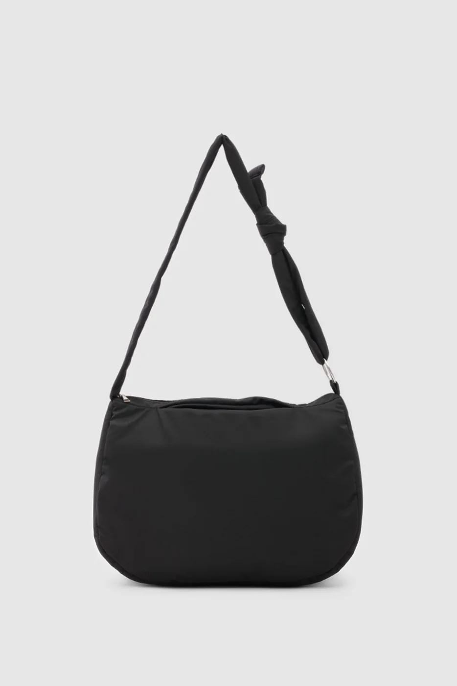 Faux leather shoulder bag Faux leather shoulder bag in black