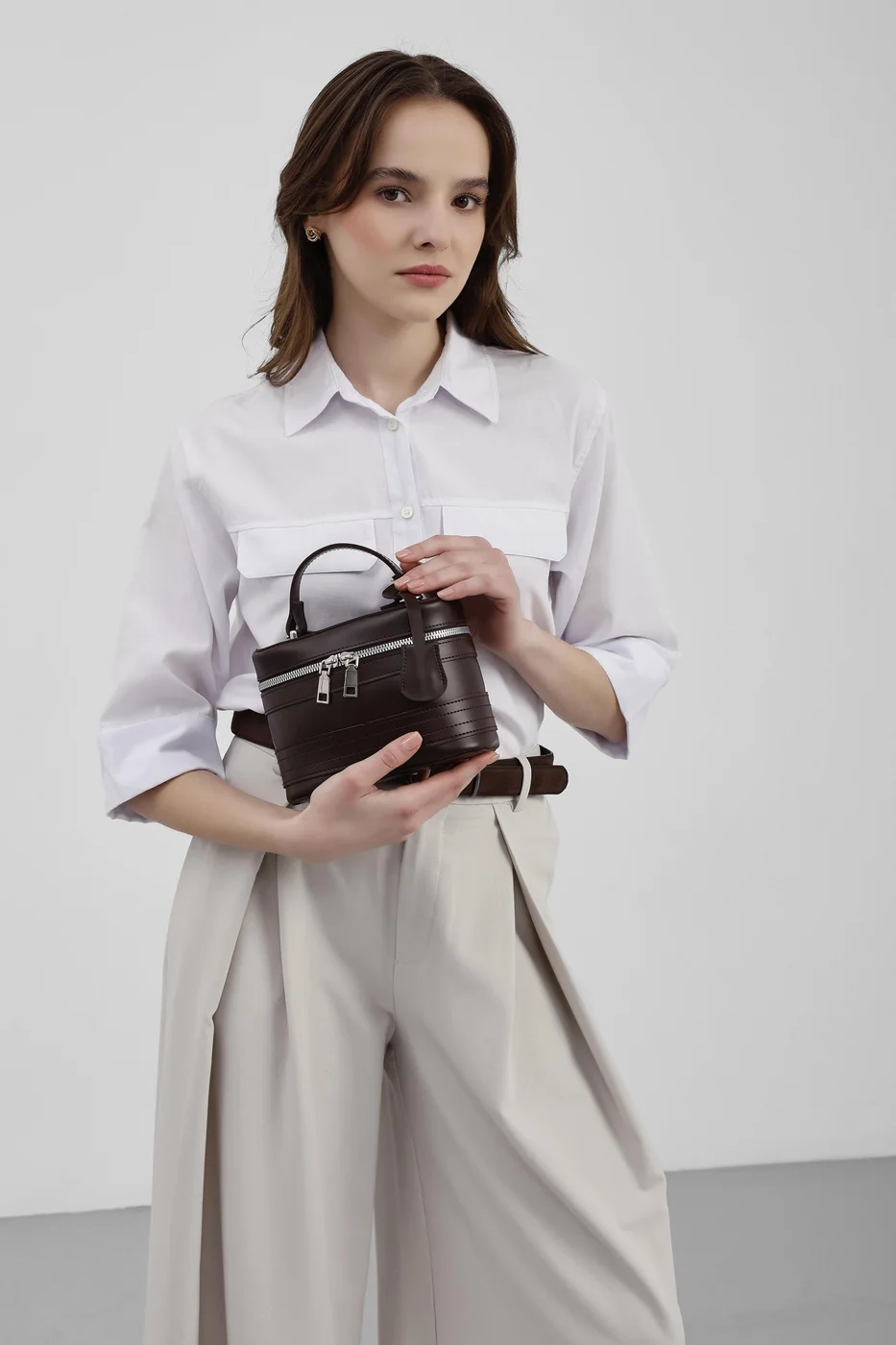 faux leather crossbody bag faux leather crossbody bag in dark brown