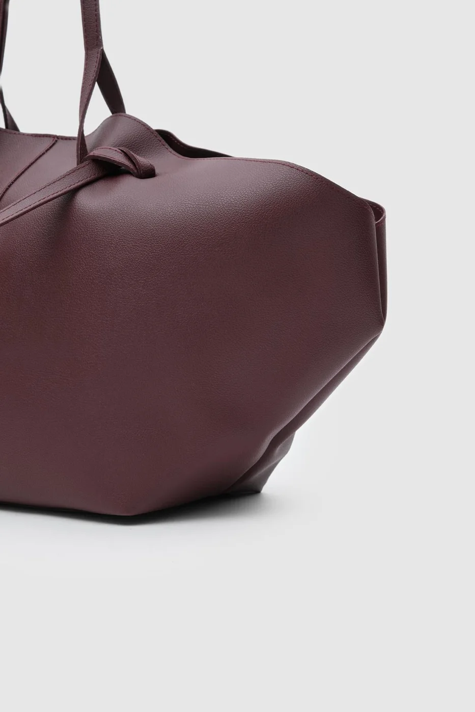 Faux Leather Shoulder Bag