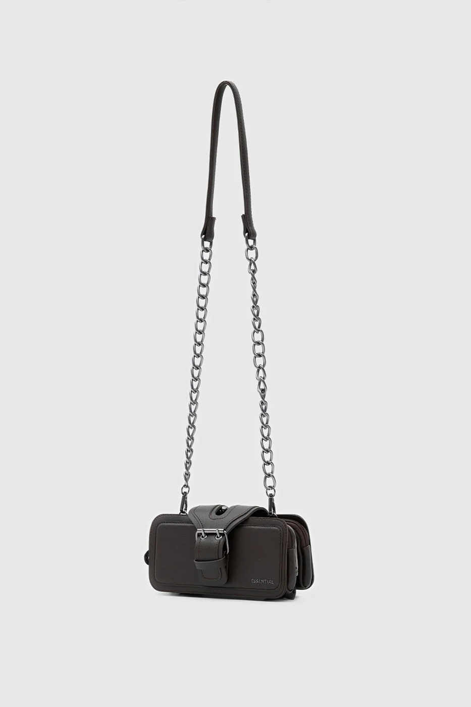 Faux leather crossbody bag Faux leather crossbody bag in brown