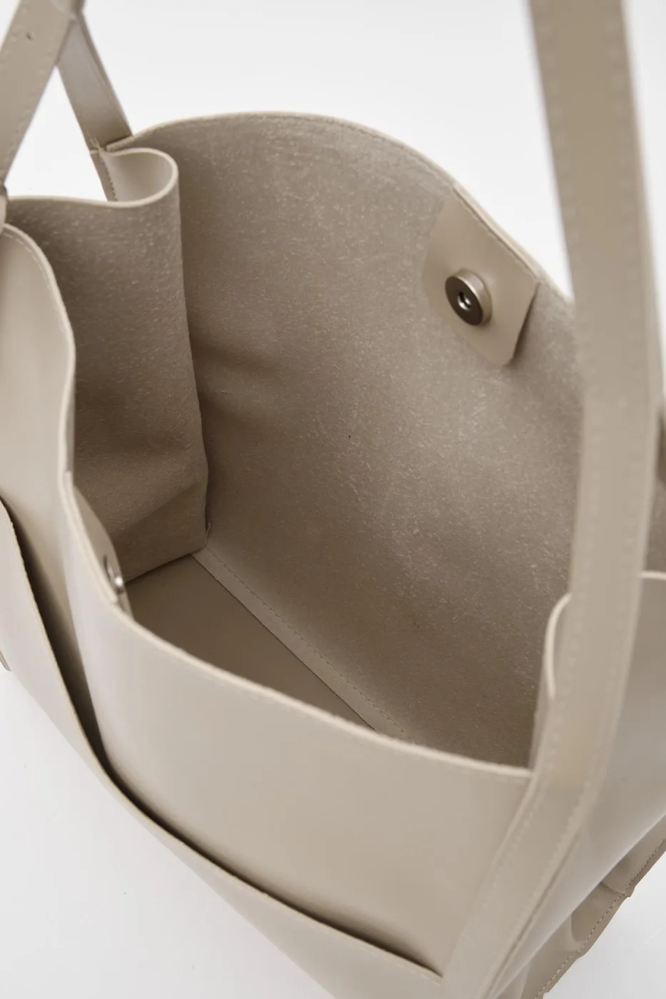 faux leather shoulder bag faux leather shoulder bag in beige