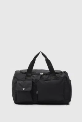 Gym travel bag for active lifestyles in black