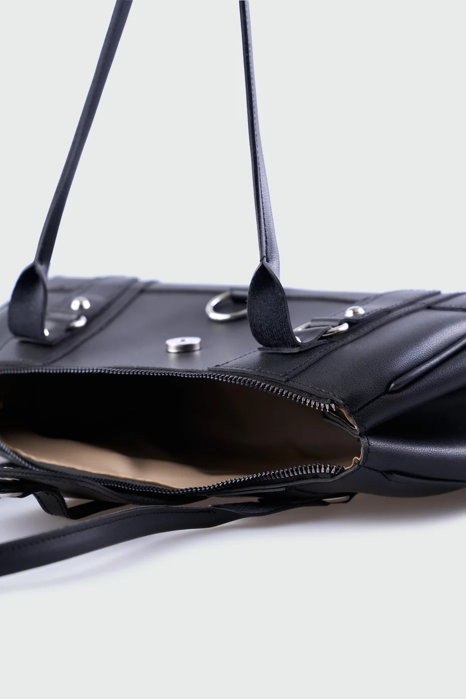 faux leather baguette bag faux leather baguette bag in black