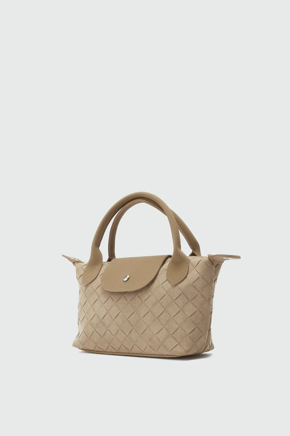 faux suede crossbody bag faux suede crossbody bag in taupe