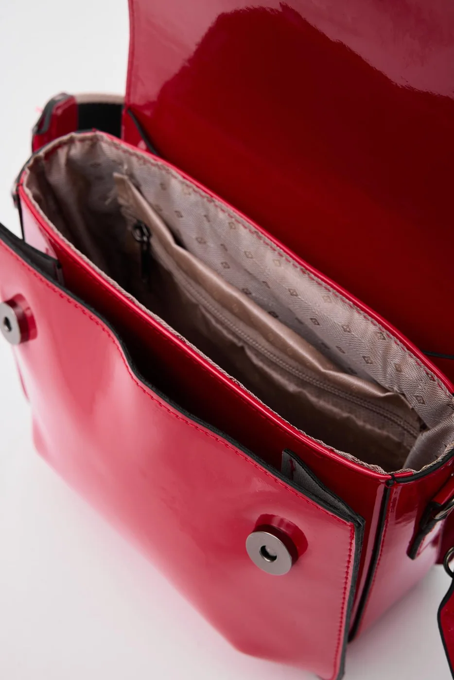 faux leather crossbody bag