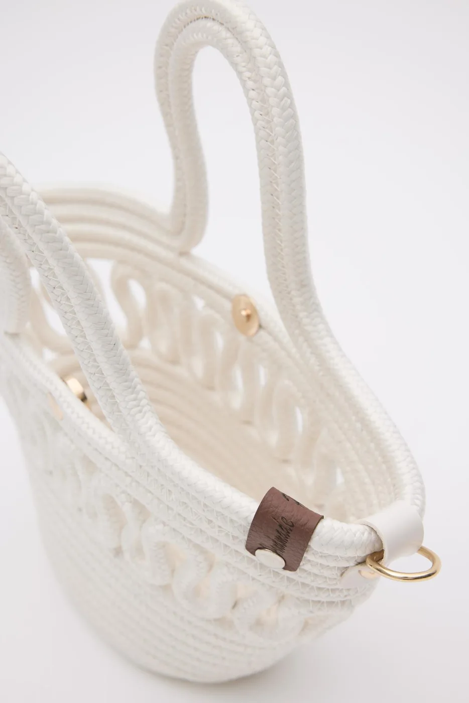 Straw Crossbody Bag Straw Crossbody Bag in cream
