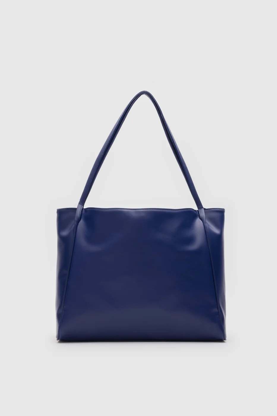 Faux leather shoulder bag Faux leather shoulder bag in navy