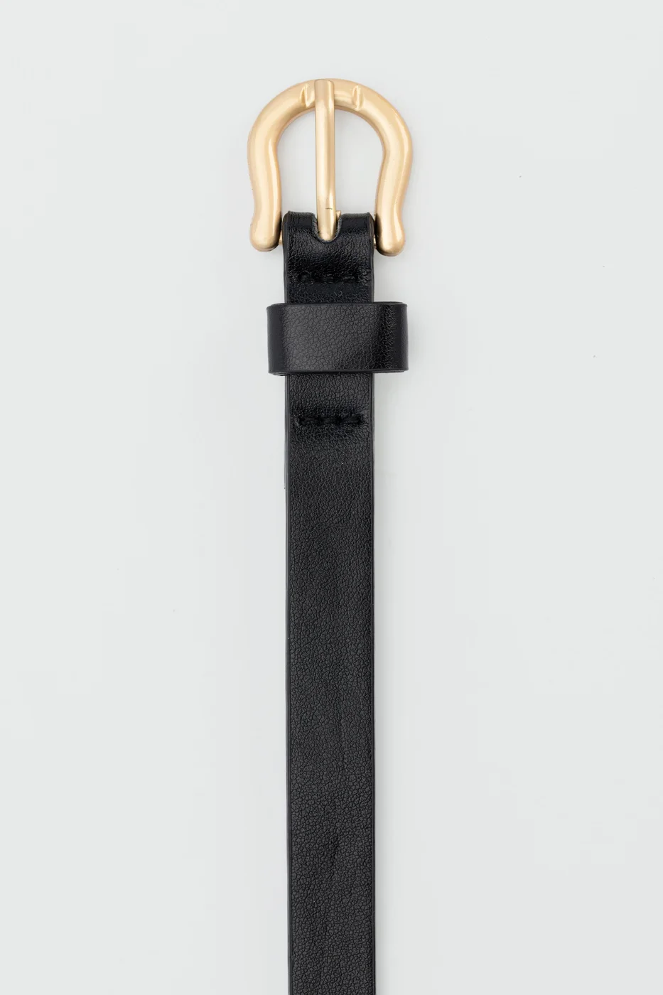 faux leather belt faux leather belt in black