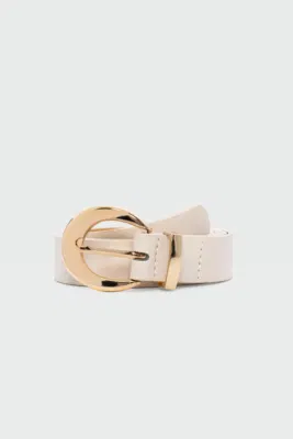 faux leather belt faux leather belt in cream