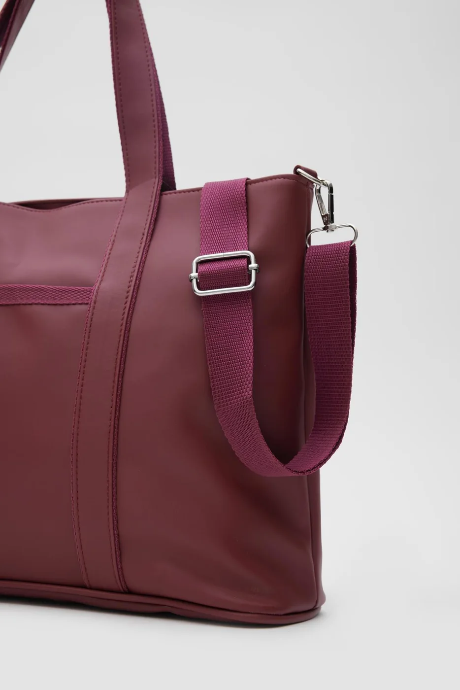 satin shoulder bag satin shoulder bag in burgundy