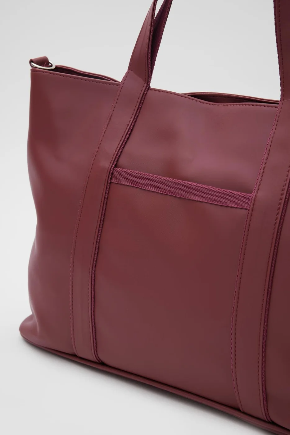 satin shoulder bag satin shoulder bag in burgundy