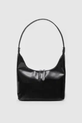 Faux leather baguette bag Faux leather baguette bag in black