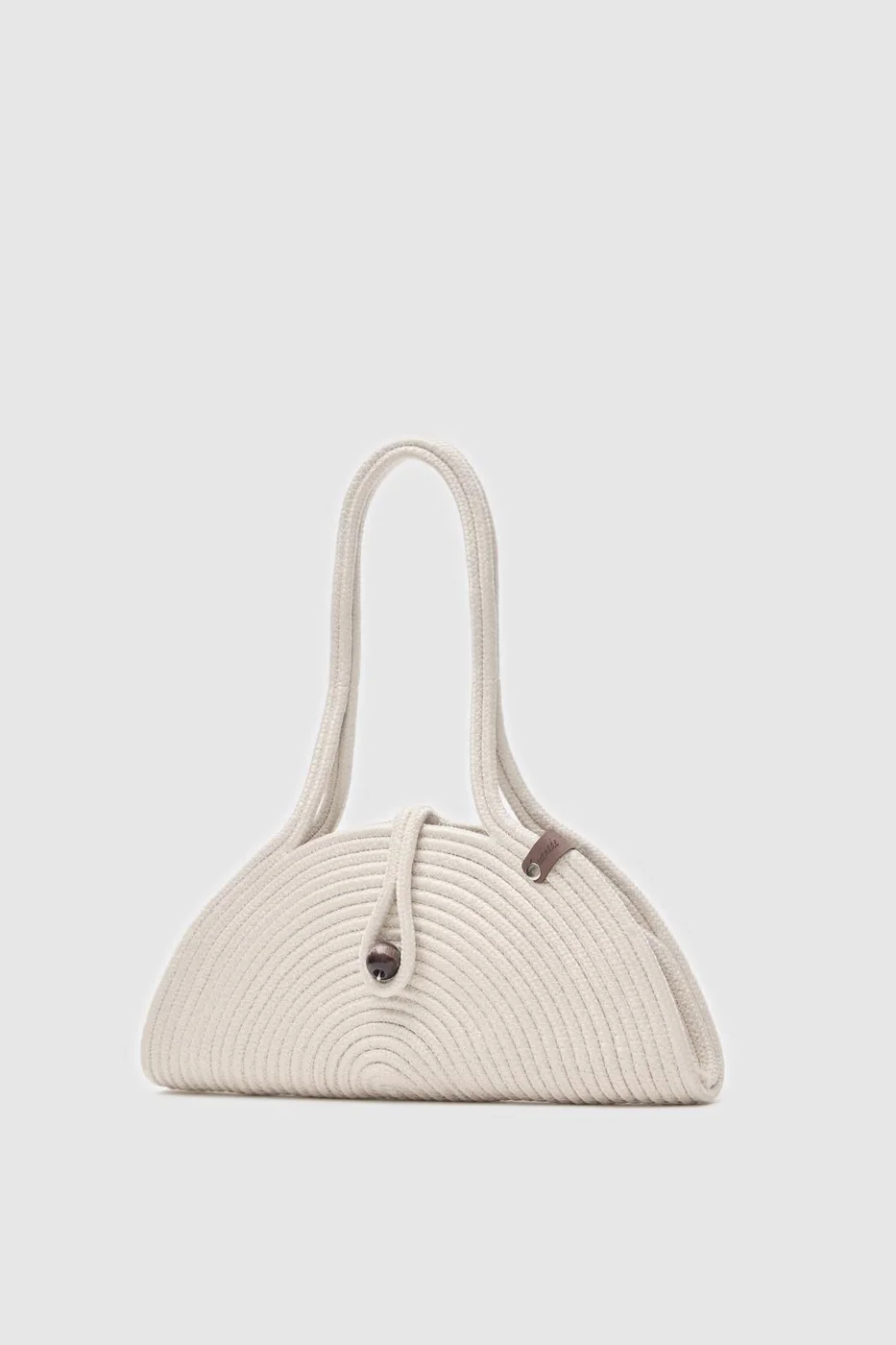 straw shoulder bag straw shoulder bag in cream