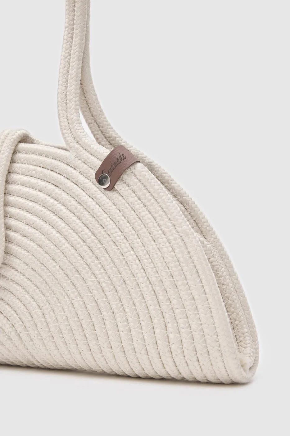 straw shoulder bag straw shoulder bag in cream