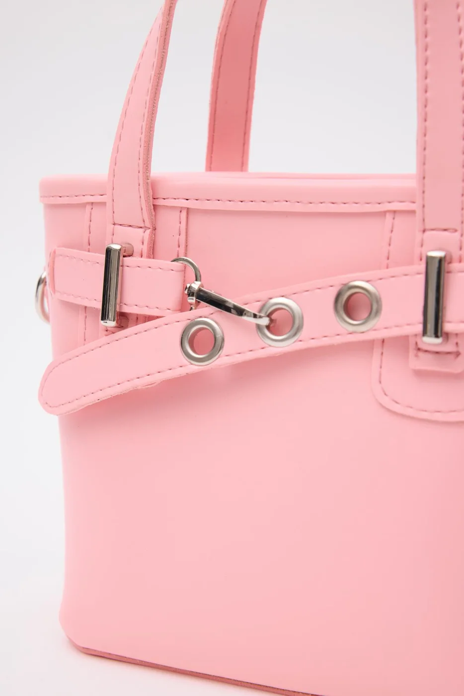 Faux leather crossbody bag Faux leather crossbody bag in pink
