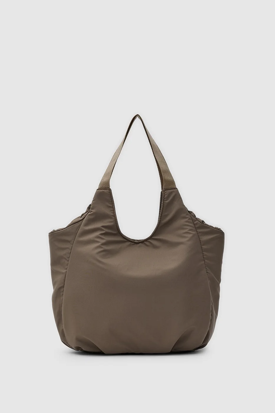 laptop crossbody bag in dark brown