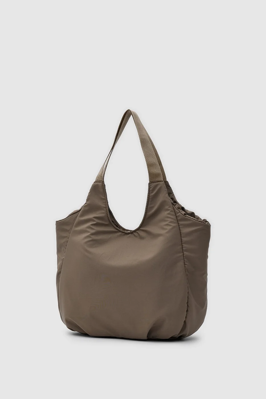 laptop crossbody bag in dark brown