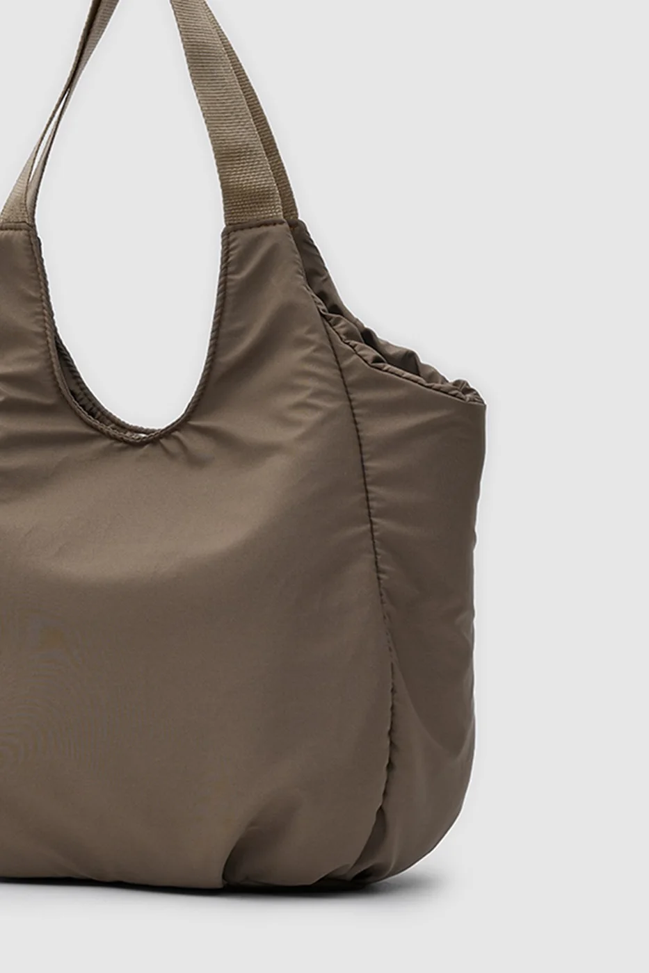 laptop crossbody bag in dark brown