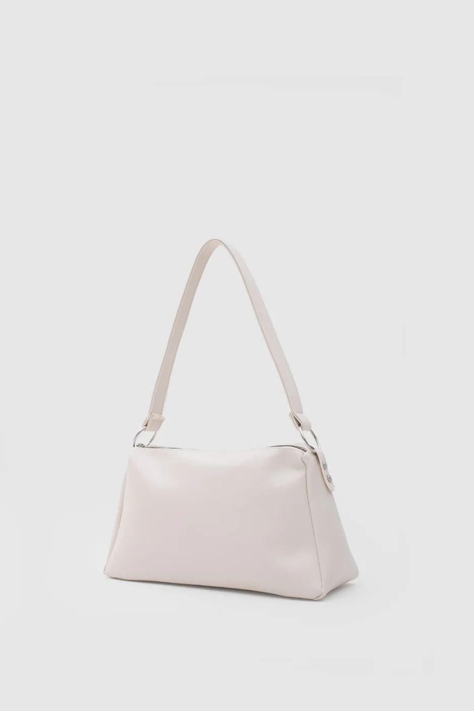multi pocket shoulder bag in cream