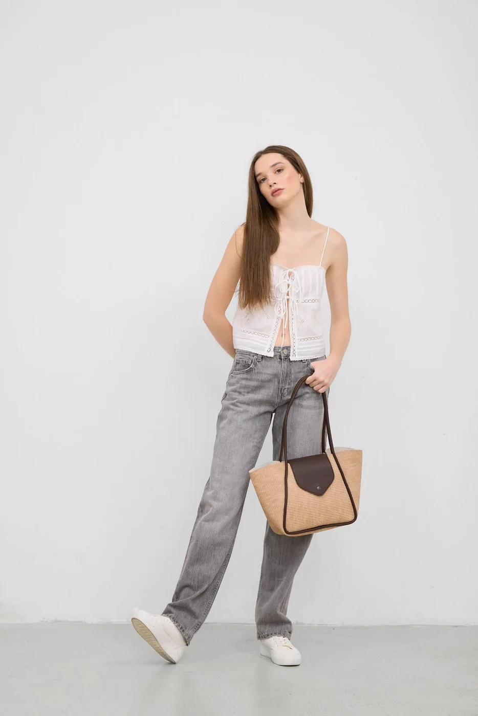 straw shoulder bag straw shoulder bag in beige