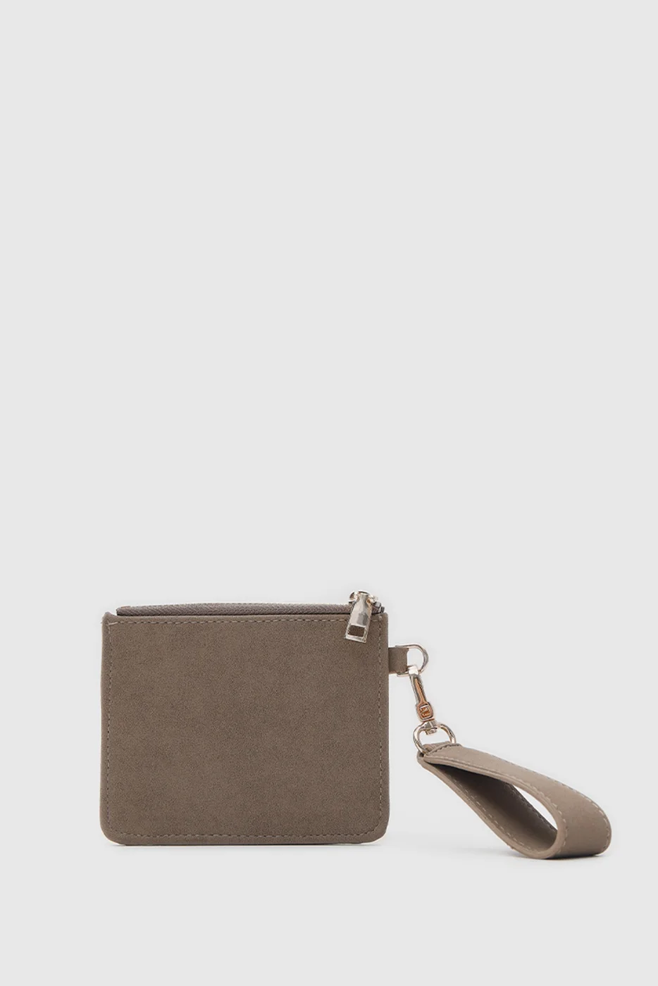 faux suede card holder faux suede card holder in beige