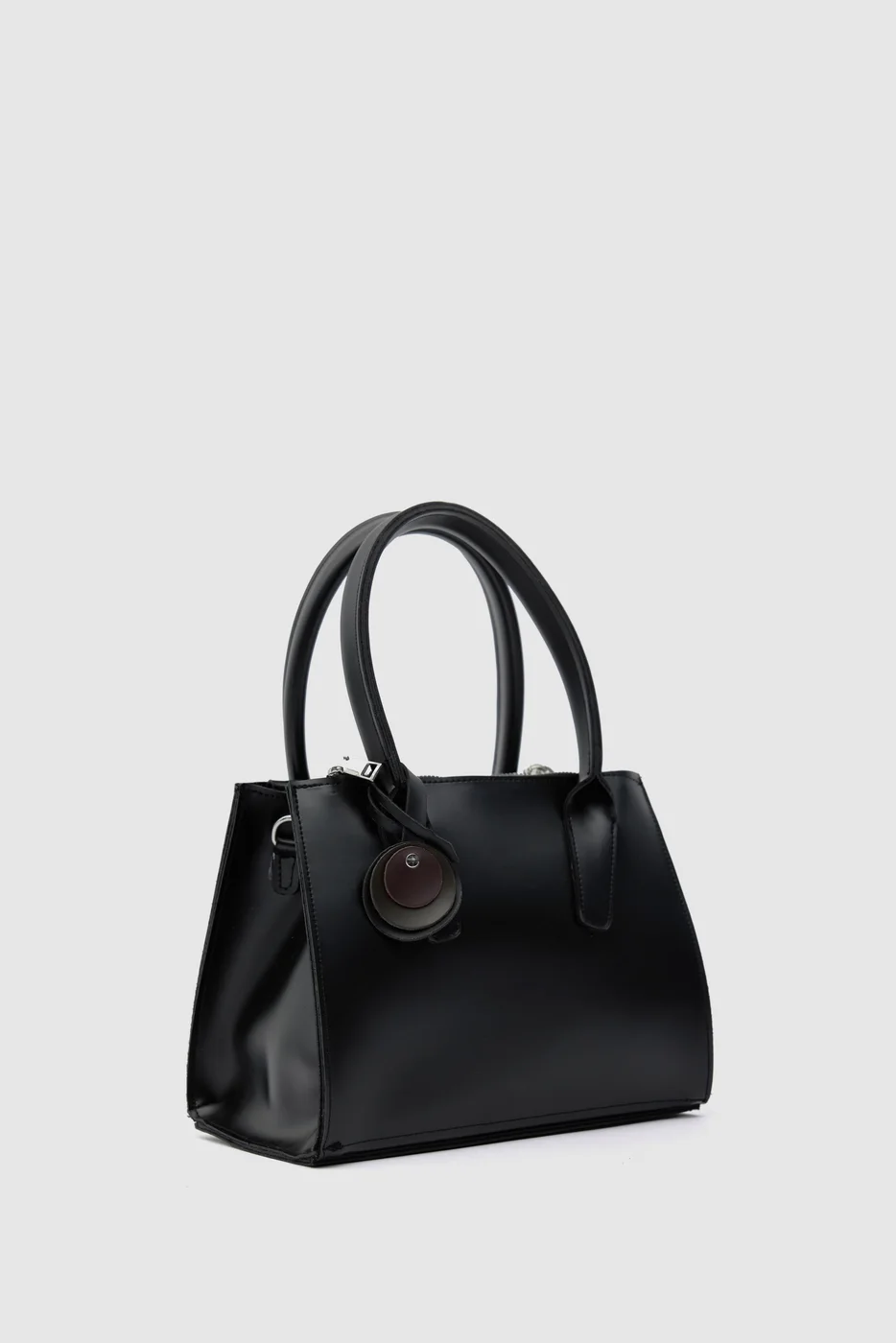 Faux leather crossbody bag Faux leather crossbody bag in black
