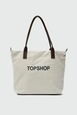 canvas shoulder bag canvas shoulder bag in brown