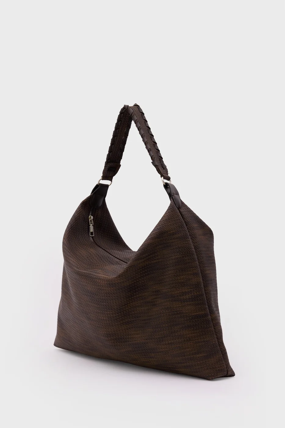 Faux leather shoulder bag Faux leather shoulder bag in brown
