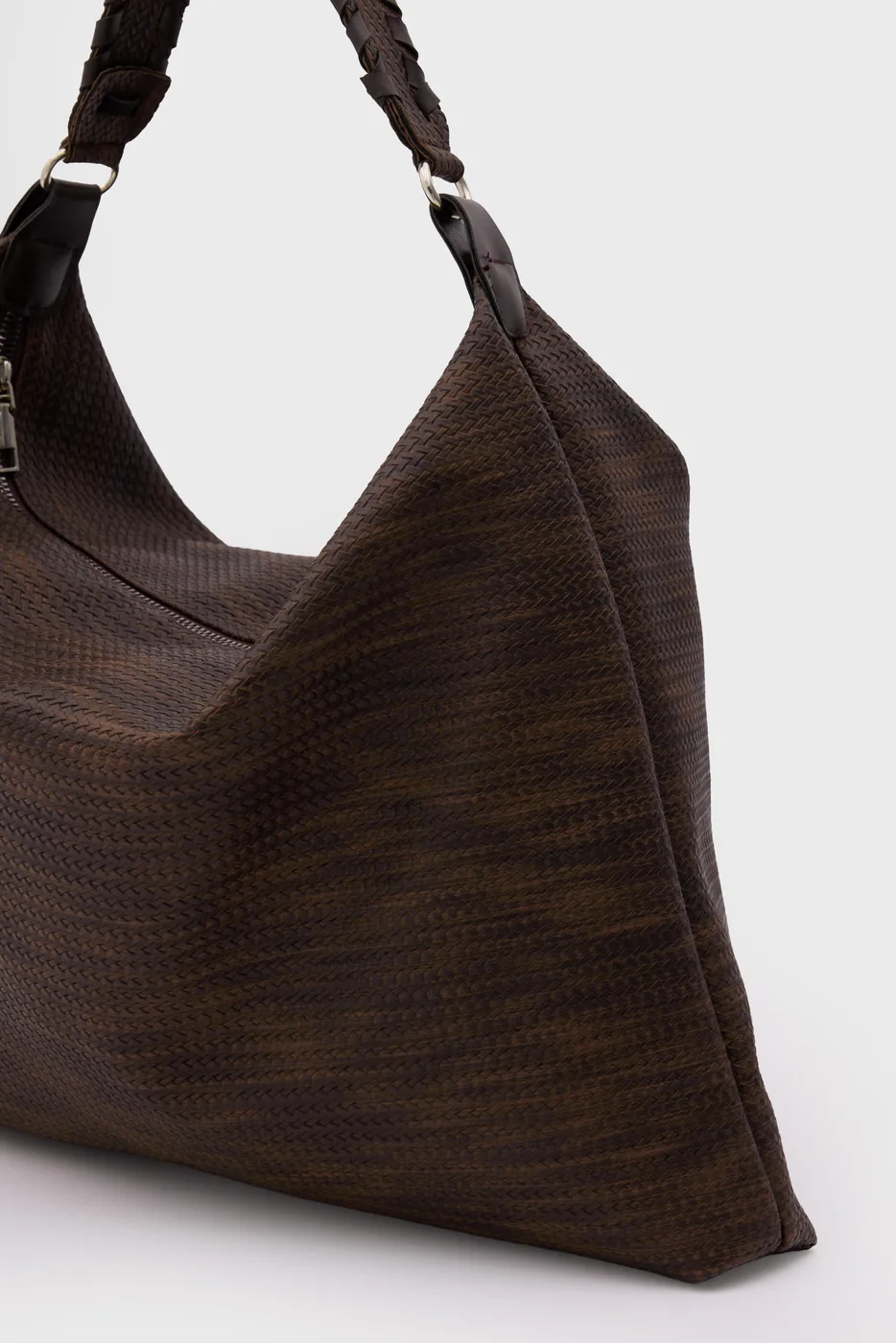 Faux leather shoulder bag Faux leather shoulder bag in brown