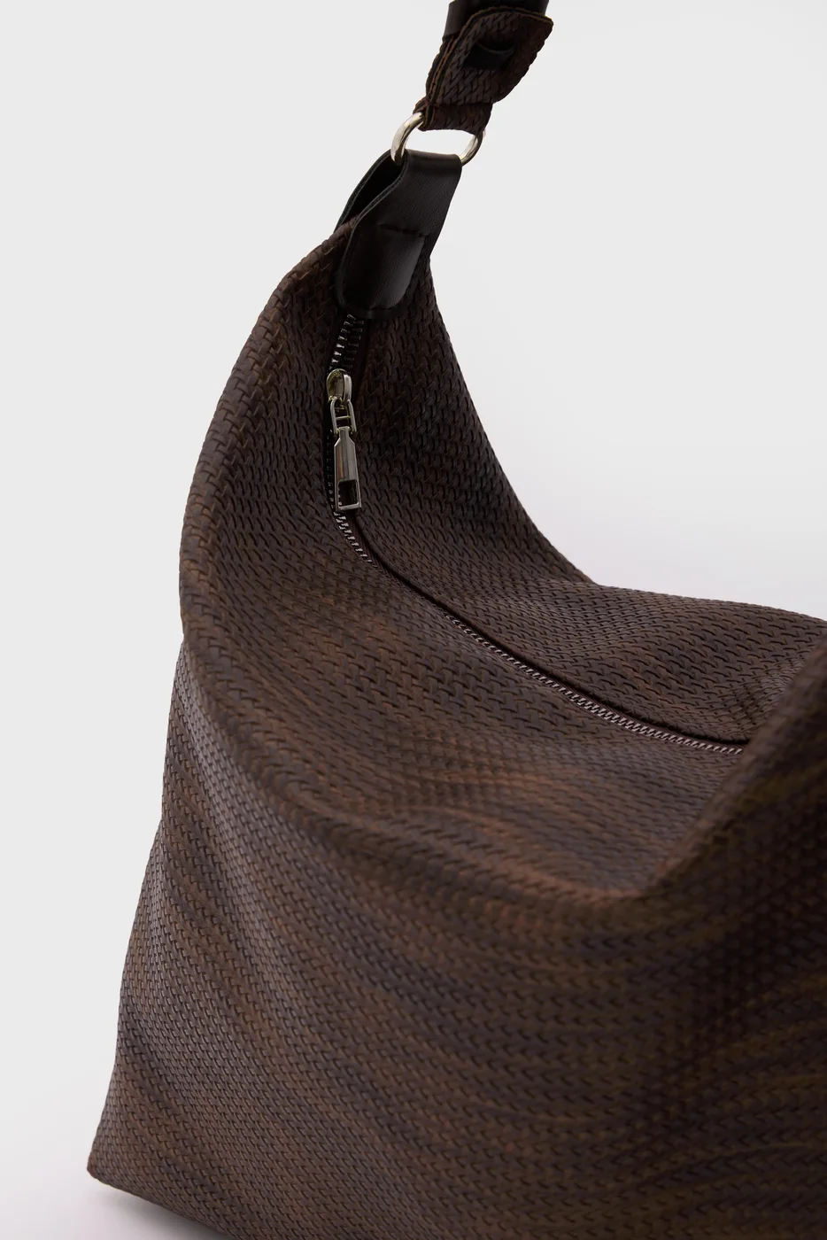 Faux leather shoulder bag Faux leather shoulder bag in brown